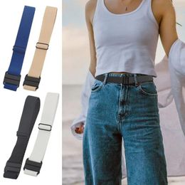 Belts Unisex Stretch Elastic Ladies Dress Cummerbund Slim Band Buckle-Free Waistband Adjustable Thin Waist Belt