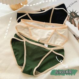 Women's Panties 2024 Cotton Female Underpants Sexy For Women Briefs Underwear Plus Size Pantys Solid Color Lingerie M-XL