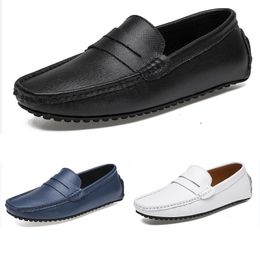 dress shoes spring autumn summer grey black white mens low top breathable soft sole shoes flat sole men GAI-4