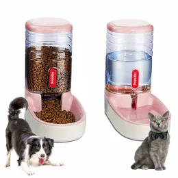 Supplies Cat Feeder Drinker Automatic Cats Bowls Water Kibble Dispenser Pet Drinker for Cats Pet Kitten Water Fountain Cat Accessories