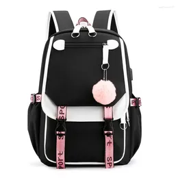 School Bags XZAN Fashion For Teenage Girls Women Waterproof Backpack Travel Rucksack Laptop Bagpack Mochila