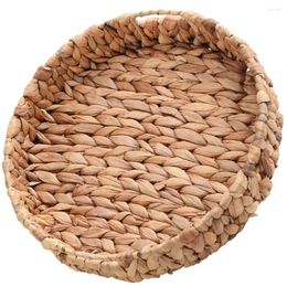 Dinnerware Sets Woven Fruit Basket Storage Plant Decor Toys Book Organizing Home Baskets For Shelves Holder Organizer