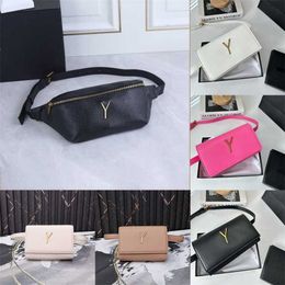 HOT y-letter Belt Bags Designer Waist Bag Unisex Bum Bag Casual Leather Chest Bag Underarm Versatile Clutch Shoulder Bags Diagonal Crossbody Bags Purse 230915