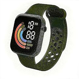 For Xiaomi NEW Smart Watch Men Women Smartwatch LED Clock Watch Waterproof Wireless Charging Silicone Digital Sport Watch A228