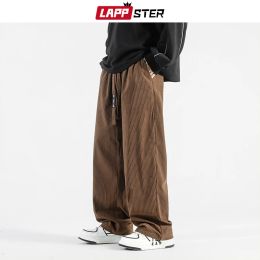 Pants LAPPSTER Y2k Harajuku Corduroy Baggy Sweatpants Harem Pants Japanese Streetwear Joggers Pants Men Korean Fashions Wide Leg Pants