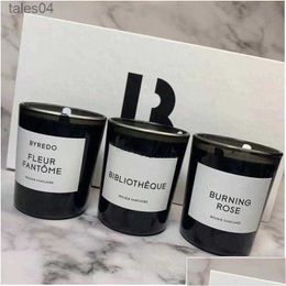 Incense Incense Byredo Per Candle La Selection Scented Candles Bougie Solid Pers 70Gx3Pieces/Set Men Women Fragrance Drop Delivery Hea Dh0Gu 240302