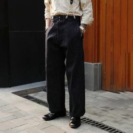 Men Trousers Stripe Fashion Business Long Pants Belt Design Slim Suit Wedding Party Male Spring S3XL 240228