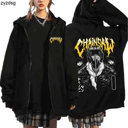 Anime Chainsaw Man Aki Denji Power Metal Zipper_yyt