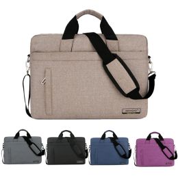 Backpack Laptop Bag 13.3 14 15.6 17.3 Inch Notebook Computer Case For Macbook Air Pro 13 Shoulder Handbag Men Women Waterproof Briefcase
