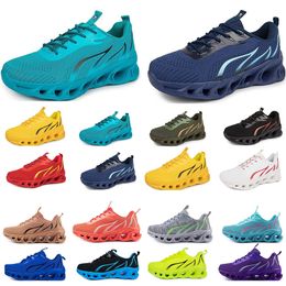 GAI running shoes for mens womens black white red bule yellow Breathable comfortable mens trainers sports sneakers45