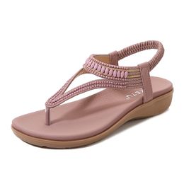 designer women slippers sandals GAI leather sandals summer beach flat pink white bule bottomed plush slippers jhfgdfd