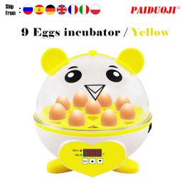 Accessories Mini 9 Egg Incubator Brooder Tool Digital Temperature Duck Bird Pigeon Home Version Cute Cartoon Incubator