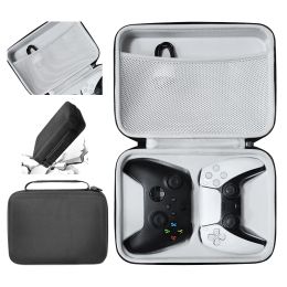 Bags Dual Controller Carrying Case for PS5/PS4/Switch Pro/Xbox Gamepad Hard EVA Storage Bag Waterproof Shockproof Travel Carry Case