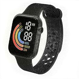 For Xiaomi NEW Smart Watch Men Women Smartwatch LED Clock Watch Waterproof Wireless Charging Silicone Digital Sport Watch A384