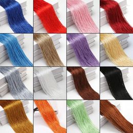 Curtain 300x300cm Solid Colour Thread Curtains Screen Ribbon String Divider Blind For Living Room Door Wall Window Panel Tassel