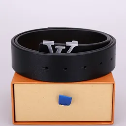 Designer Belt Men Women Belt Fashion Belts Smooth Big Buckle Real leather Classical Strap Ceinture 3.8cm Width With Box Packing 6 Styles AAAAA