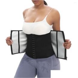 Waist Support Adjustable Trainer Belt Men Women Back Brace Spine Orthopaedic Breathable Lumbar Corset Drop Delivery Sports Outdoors Ath Othx9