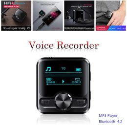 Player M9 Mini Bluetooth 4.2 Sport Player HIFI MP3 Music Player Sound Record IPX6 FM Radio Repeater 1.2 inch Digital Display Walkman