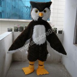 2024 Halloween Super Cute Brown Owl Mascot Costume Birthday Party anime theme fancy dress Costume