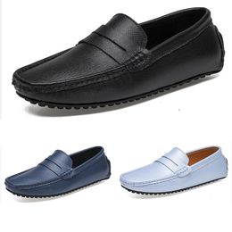 dress shoes spring autumn summer grey black white mens low top breathable soft sole shoes flat sole men GAI-7