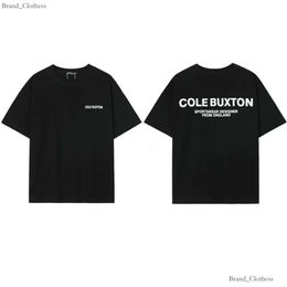 2023 Designer Summer Cole Buxton Men's T-shirts Streetwear Letter Printed Casual Fashion Short Sleeve Men Women Round Neck T Shirt European Size S-2XL Man Tshirt 122