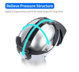 Devices For PS VR2 Head Strap Adjustable Headband Bracket Fixed Glasses Decompression Weight Reduction Head Strap for PS VR Accessories