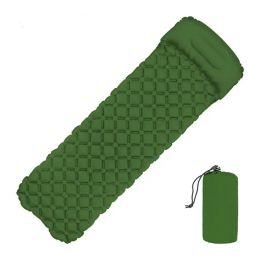 Mat 190*60cm Camping Mat Sleeping Pad Inflatable Air Mattresses Outdoor Mat With Storage Bag Ultralight Cushion Bed Hiking Travel