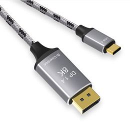 dp1.4 to type-c 8k HD cable notebook to monitor TV two-way mutual HD conversion cable