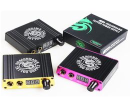 Tattoo Power Supply Digital LCD Mini Tattoo Power Supplies AntiFatigue Portable Box with Cord Sleep Mode7101206