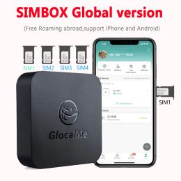 Control Global Glocalme SIMBOX Roaming Killer 4SIM Slots 2SIM Activate Online SIMADD for i Phone 614pro Max and Android SIM at Home