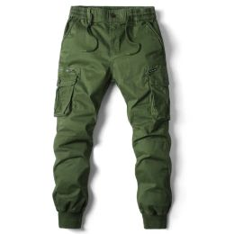 Pants 2023 American style camouflage overalls men's fashion brand loose Leggings men's casual sports Harem Pants multi bag trouser