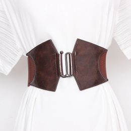 Dresses Plus Size Elastic Corset Belt Female Waist Wide Belts for Women Designer High Quality Stretch Cummerbunds Dress Waistband