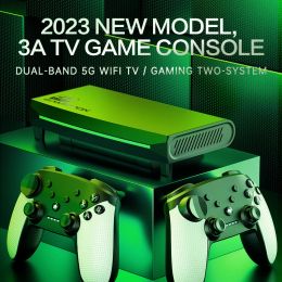 Consoles 5G WIFI 4K8K game console TV/cloud computer/game support run 3 A games PSP N64 PS1 Emulators 128G 18000 Retro Games