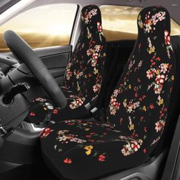 Car Seat Covers Cute Flower Universal Cover Four Seasons Women Protector Polyester Hunting