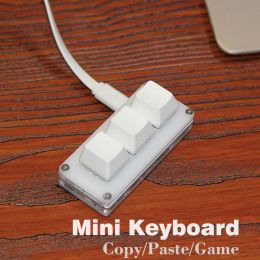 Keyboards Copy Paste 3 Key Office Games Stock Shortcut Keys Custom Keypad Programmable Keyboard Mechanical Keyboard Macro Keyboard