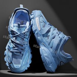 2024 Luxury designer track and field 3.0 sneakers man platform casual shoes white black net nylon printed leather sports shoes triple s belts 36-45 T31