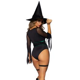 Halloween Uniform Set Party Ball Easter Cosplay Witch Role Playing Dress 140388