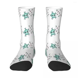 Men's Socks Cell Division Sock Men Women Polyester Stockings Customizable Design