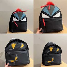 HOT Monster Eyes Backpack Bag Casual Unisex Designer Bag Commuter High Quality Nylon Schoolbag Zipper Backpacks Large Capacity Travel Bag 230815