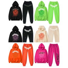 original designer mens hooded spider hoodie young thug sp5der hoodies womens sweatshirts pants web printed 555555 graphic y2k hoodies zm