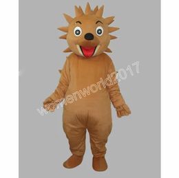 2024 Hot Sales halloween Smiling Hedgehog Mascot Costume Fancy dress carnival Cartoon theme fancy dressFancy Dress For Men Women