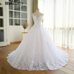 Платья великолепное свадебное платье с кружевом Vestido de novia princesa винтажные свадебные платья настоящее изображение мяч для свадебного платья 2022 года для женщин