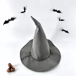 Berets Halloween Witch Hat Hanging Hats Grey Costume Accessory For Adult Kids