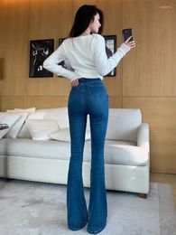 Women's Jeans Flare Pants For Women Bell Bottom Blue Trousers High Waist S Flared Womens Vintage Xxl Spanx Wholesale Gyaru A Z