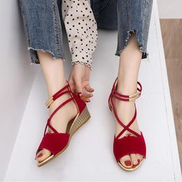 Sandals Wedges Rome Women Dress Shoes 2024 Summer Beach Slippers Designer Walking Flip Flops Casual Zip Mujer Zapatos Slides