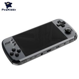 Players POWKIDDY X45 Retro Handheld Game Console 4.5 Inch IPS Screen 3000+ Games Rocker Arcade PS1 Upgrade the Simulator Double Battle