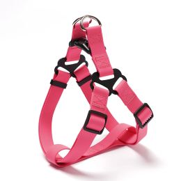 Harnesses Dog Harness Waterproof Light Weight Adjustable PVC Pooch Chest Straps Source Quality For Training Support Dropship