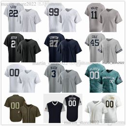 Stitched 2024 Baseball Jersey 27 Giancarlo Stanton 88 Austin Wells 55 Carlos Rodon 39 Jose Trevino 25 Gleyber Torres 65 Nestor Cortes 74 Clayton Andrews 81 Luis Gil