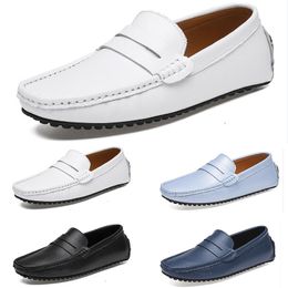 Модельные туфли весна-осень-лето серые, коричневые, белые, мужские низкие дышащие туфли на мягкой подошве, мужские туфли на плоской подошве GAI-59