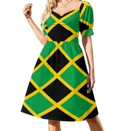 Dress Jamaican National Flag Dress Dresses gala evening dresses women